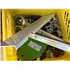Image 3 : Group of Assorted Tools & Hardware - 2-1/4" & 2-3/8" Wrenches, Chain, Hex Key, Etc.