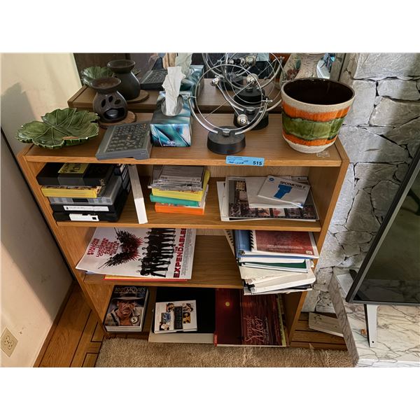 Cabinet w/Contents - Poster, Decor, Book, Paperwork, Etc.
