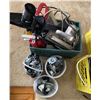 Image 1 : Group of Tools - Black & Decker Quick Saw, Fire Extinguisher, Saw, Etc.