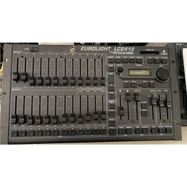 Eurolight LC2412 Professional 24 Channel DMXX Lighting Console