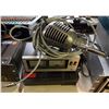 Image 1 : Group of 3 - Mic, Realistic APM-20o Peak Audio Power Meter & Cyberpower 425VA