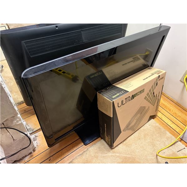 Digital Class Mono Block Amplifier & LG 37" TV (No Power Cord or Remote)
