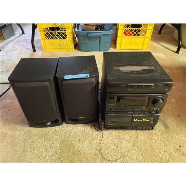Group of 2 Aiwa Speakers & NSX-3200