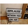 Image 1 : Broadcast Studio Lighted Warning Signs feat. "On Air / Network Feed" & "Applause"