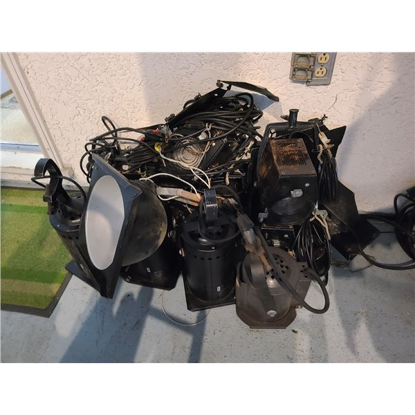 Large Group of Various Stage Lights