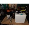 Image 5 : Rolling Wire Shelving Cart with Studio Production & Utility Gear (Dyna-Glo Pro Heater, Star Steamer,