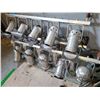 Image 2 : Polished Aluminum PAR Can Stage Lights Lot on Dual Rigging Bars