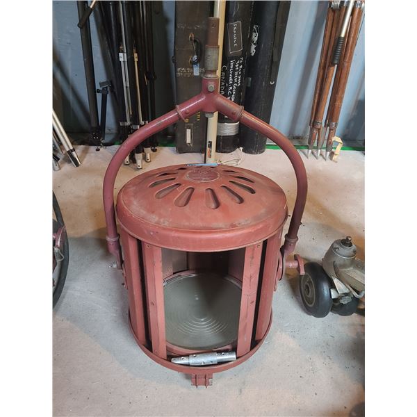 Vintage Mole-Richardson Type 408 Senior Solarspot Fresnel Studio Stage Light with Yoke Mount
