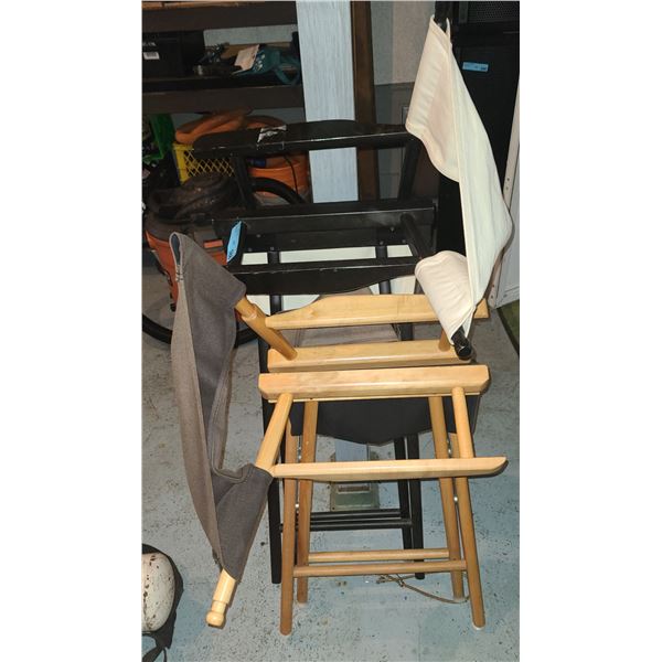 Group of Misc Directors Chairs