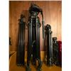Image 2 : Group of Tripod Stands, Coca Cola Crate w/contents, Briefcases w/Contents, Etc.