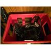 Image 4 : Group of Tripod Stands, Coca Cola Crate w/contents, Briefcases w/Contents, Etc.