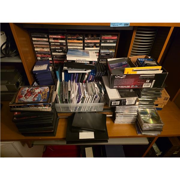 Group of Various Tape Decks, CD's, Etc.