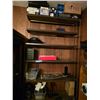 Image 1 : Shelf w/Contents - Auto Transformer, Hats, DVCAM, Field Monitor, Etc.