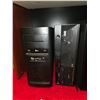 Image 3 : Set of 4 Desktop PC Computer Towers & Video Editing Workstations including Lenovo ThinkCentre and Cu