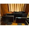 Image 1 : Set of 6 LCD Computer Monitors featuring LG, Acer, Dell & IBM Flat Panel Displays