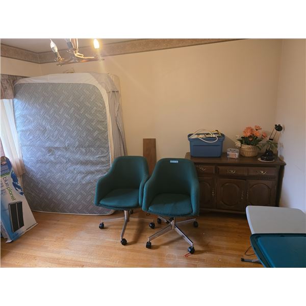 Group Misc - 2x Chairs, Mattress, Dresser, Etc.