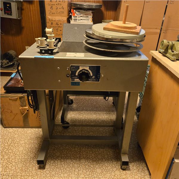 Professional Motorized 35mm Film Inspection & Rewind Bench