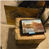 Image 1 : Group of 4 assorted Framed Artwords & Misc.