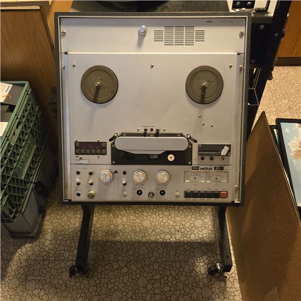 Revox PR99 MKII Reel-to-reel Recorder on Stand - approx. M.V. $4,000-$6,500