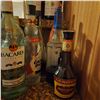 Image 3 : Group of Open Alcohols Bottles - includes Liquors, Wines & More