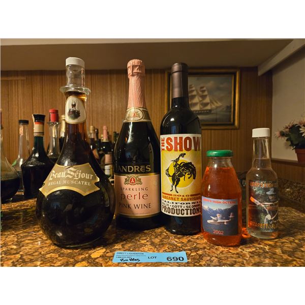 Group of Alcohol Bottles - various Brands & Condition