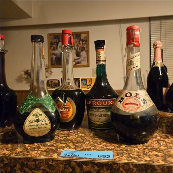 Group of Alcohol Bottles - various Brands & Condition