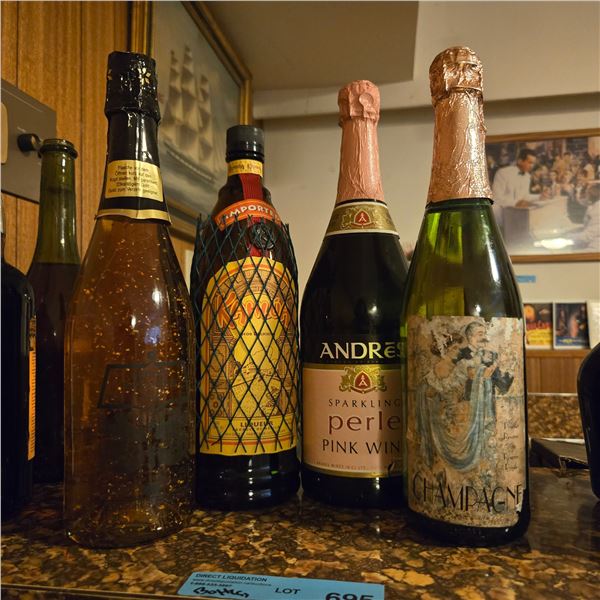 Group of Alcohol Bottles - various Brands & Condition