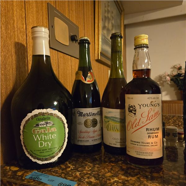 Group of Alcohol Bottles - various Brands & Condition