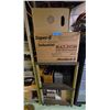Image 1 : Cart Group & Content - includes Set of 2 Smoke Generator Machines, Computer Components, Vintage Elec