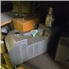 Image 3 : Cart Group & Content - includes Set of 2 Smoke Generator Machines, Computer Components, Vintage Elec
