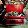 Image 2 : Craftsman red Tool Chest & Black Rolling tool Cabinet - includes Contents