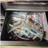 Image 4 : Set of 2 husky Black Rolling Tool chest & Top Cabinet Combination - R.V. $930, includes contents