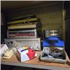 Image 2 : Metal Storage Shelving Unit & Contents - includes large group of Computer Towers, Vintage Radios & r