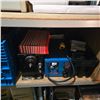 Image 5 : Metal Storage Shelving Unit & Contents - includes large group of Computer Towers, Vintage Radios & r