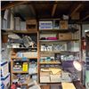 Image 1 : 2 Wooden Shelves & Misc; Hardware & Electrical Parts