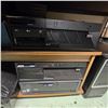 Image 3 : Wooden Desk & Bottom Contents - includes Professional Film Light, Computer Towers & More