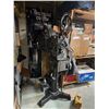 Image 1 : Vintage Professional 35mm Motion Picture Theater Projector Mounted on a cast-iron Pedestal Stand