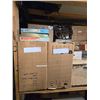 Image 2 : Wooden Shelves & Film Reels and Supplies - includes Work Lamps, Electrical Components, Movie Floods 