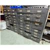 Image 1 : Set of 2 Metal Storage Cabinets & Hardware Contents