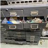 Image 2 : Set of 2 Metal Storage Cabinets & Hardware Contents