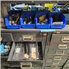 Image 4 : Set of 2 Metal Storage Cabinets & Hardware Contents