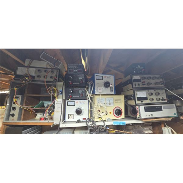 Group of Vintage Electronics - includes Voltage Regulators, Transformers & Electrical Parts