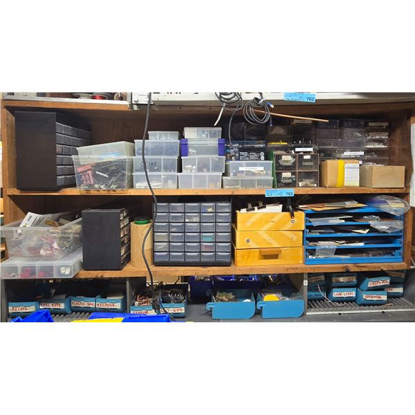 Wooden Garage Shelf & Hardware, Electronics Components Parts