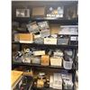 Image 1 : Black Metal Shelf & Hardware, Misc. Electronic Components