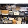 Image 3 : Black Metal Shelf & Hardware, Misc. Electronic Components