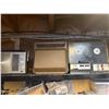 Image 4 : Black Metal Shelf & Hardware, Misc. Electronic Components