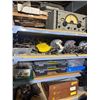Image 4 : Metal Shelving Unit & Contents - includes Vintage Converters/Generator Cases, Electrical Parts, Hard