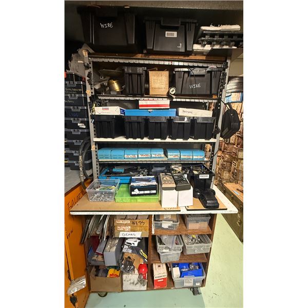 Workbench on wheels & Electrical Components, Wires