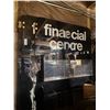 Image 1 : Group of 3 Commercial "Financial Centre" Plexiglass Doors Display