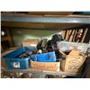 Image 2 : Heavy-Duty 3-Tier Steel Industrial Shelving Unit with Assorted Hand Tools, Metal Film Shipping Cases